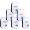 Flintronic Repellente Ultrasuoni, 6 Pezzi Antizanzare Ultrasuoni, Repellente Ultrasuoni Anti Zanzare, Antizanzare Repellente,Repellente ad Ultrasuoni per Topi Insetti Zanzare Ragni Formiche Scarafaggi