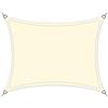 Purovi Vela Parasole Rettangolare | Varie Dimensioni | Schermo UV | in PES Impermeabile | 3,5 x 4,5 m