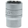 TENG TOOLS Teng M120520-C - Chiave a bussola bi-esagonale con attacco quadro da 12,7 mm, 20 mm