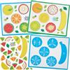 Baker Ross FN450 Set di frazioni con segmenti di frutta - Confezione da 2, STEM, scienze, matematica e ausili didattici per bambini e scuole