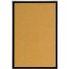 Bi-Office Lavagna in Sughero, Cornice MDF Nero, 40x30 cm