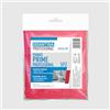 La Briantina Prime Professional - Panno in Microfibra Gommata Rosso - 35x40 cm - Alta Assorbenza - Sistema a Colori - Uso Professionale e Domestico