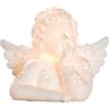 GILDE Lampada da tavolo Raffaello Porcellana Bianco Opaco Altezza 23,5 cm Illuminazione Decorazione Accessori Casa Lampade