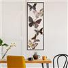 Wallity Hanah Home Accessorio decorativo da parete in metallo, fatto a mano, 32 x 90 x 4 cm, 100% metallo, design unico dipinto a mano, perfetto per la decorazione domestica, aggiunge eleganza e stile