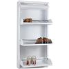 StarMart Scarpiera SalvaSpazio Slim a 3 Ante BIANCA con Cassetto Extra portaoggetti| 15x50x115 cm | 6/9 PAIA di scarpe | scarpiere in Metallo Garantite 15 anni