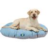 Ferplast Cuccia Cane Relax, Cuscino per cani di grandi dimensioni, Cuccia Gatto, Tappetino per cucce e auto -Lavabile - in Cotone con Soffice Imbottitura, 100 x 63 cm. Azzurro