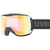 uvex downhill 2100 V, maschera da sci Unisex adulto, black matt, one size