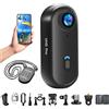 Baobylon Mini Action Cam 4K WIFI Fotocamera Sott'acqua 30M Videocamera Telecamere Nascoste Bodycam Polizia Professionale Body Cam e Accessori Fotocamera per Conferenze Viaggio Animali Esterno