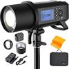 Godox AD400Pro 400W TTL Flash 2.4G HSS GN72 1 / 8000s con batteria agli ioni di litio All-in-One Flash per esterni Luce stroboscopica Monoluce per Canon Fujifilm Sony Nikon Olympus Panasonic