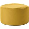 Lumaland Pouf sacco (50 L) | Sacco a sacco compatto con funzione 3 in 1: comodo sgabello, pratico tavolino ed elegante poggiapiedi per interni ed esterni I Ø 25 x 45 cm