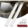 Kriogor Barra 120 LED 12V 6W, 2 Pezzi 1600LM Barra Striscia Lampada con Interruttore, 30cm 6000K Lampada 12 volt LED Camper per Auto, Camper, Camion, Furgone, Barca, Rimorchio