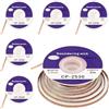 Gotanc 5 pezzi di filo dissaldante in rame, 2,5 mm x 3 m, ideale per dissaldare e rimuovere lo stagno di saldatura in punti di saldatura, alta conducibilità termica