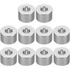 PATIKIL M6 Rotondo Alluminio Spaziatori, 10pz Metallo Spaziatore Alluminio 6.2mm ID x 15mm OD x 10mm L Spessore Alluminio Spaziatore Vite Stallo per 1/4 o M6 Vite Bulloni