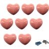 Zerniple Pomelli per porte in ceramica per cassetti, per camera dei bambini, con viti (8 pezzi)