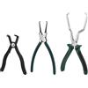 QWORK® 3 Pezzi Pinze per Tubi Carburante Set, Pinze per Fascette Stringitubo per Auto