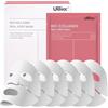 UNIHOC 6 Pezzi Bio Mask Collagen, Bio Collagen Real Deep Mask, Idratazione Intensa, Film di collagene puro, Riduce le Linee Sottili e le Rughe, Minimizzare i Pori, Migliorare l'elasticità