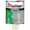 Max Meyer Rapidoil, Smalto Lucido Universale per Ferro e Legno, Resistente agli Agenti Atmosferici, Buon Potere Coprente, Multisupporto, 13-16 mq/l (Bianco Perla RAL 1013, 0,375 Litri)