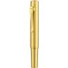 HONG DIAN HongDian M2 Penna stilografica mini Foresta Nera, pennino lungo a foglia e design elegante, in ottone, da viaggio, a stelo corto (ottone lucido)
