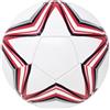 CUCUBA Pallone da Calcio da Allenamento o Partita Colore Bianco con Stella Misura 5