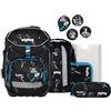 ergobag pack set zaino scolastico ergonomico, zainetto scuola flessibile 6 pezzi prima elementare