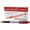 Uni-Ball Penna rollerball UB-188-L Air, inchiostro rosso Uni-ball Super Ink, a prova di manomissione, pennino per penna stilografica, scatola da 12 pezzi