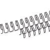 Craftelier - Kit di 2 spirali a doppio anello per rilegatura di album, taccuini, agende o calendari | Ideale per progetti di scrapbooking e artigianato | Ø 1,58 cm (5/8) - Colore nero