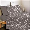 COTTON ARTean Set di lenzuola GIVETTE per letto da 160 x 190/200. 100% cotone.
