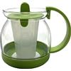 Sanfor | Brocca per infusioni con filtro | Teiera per tè sfuso | Infusione | Trasparente | Risprova al calore | Per microonde | Taglia unica