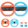 RHOTALL Volante compatibile con console Nintendo Switch 2, accessori per volante da corsa per sport in famiglia, accessori per volante da corsa, compatibile con Switch 2 (confezione da 2 blu +