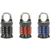 Master Lock 1535EC3 - Lucchetto con combinazione, 3 pezzo, i colori possono variare