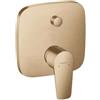hansgrohe Talis E Miscelatore monocomando vasca ad incasso, bronzo satinato, 71745140