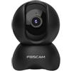 Foscam X5 5 MP Super HD WLAN telecamera di sorveglianza orientabile e inclinabile con comunicazione audio bidirezionale, visione notturna, rilevamento di movimento e suono, riconoscimento personale