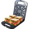 Adlereurope ADLER tostapane a sandwich, 2000 W di potenza, grandi piastre 24x22 cm