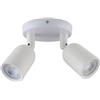 V-TAC Portafaretto LED Montaggio a Plafone Rotondo 2*GU10 Orientabili Colore Bianco