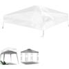 EPFHR Gazebo 3 x 3 m, impermeabile, stabile, resistente all'inverno, spessore 0,2 mm, 280 g/㎡, in PVC, trasparente, copertura per gazebo, copertura di ricambio per tenda da giardino, gazebo pieghevole