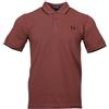 Fred Perry Polo a maniche corte M12, marrone, XXL