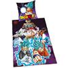 Herding Set di Biancheria da Letto Disney Super Dragonball, Federa 70 x 90 cm, Copripiumino 140 x 200 cm, Con Zip, 100% Cotone/Renforcé