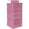 Ordinett Organizzatore appendibile a 4 mensole Blossom | Rosa | H 82 cm | Mensole capienti e resistenti