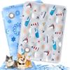 ITJMRJP Tappetino Refrigerante 2 Pezzi 40x50cm per Cani e Gatti, Tappeto Rinfrescante in Estate (B)