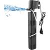 QWORK® Pompa Filtro Acquario, 2000 L/h 30 W, Filtro in Spugna Organica, Sollevamento: 1,5 m, Pompa per laghetto e Accessori per Acquario