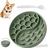 ELUBLU Ciotola Anti Ingozzamento,Tappetino In Silicone Ciotola Cane Anti Ingozzamento,Con Spazzola Per La Pulizia Ciotola Per Cani Anti Ingozzamento Adatto Per Alimenti Secchi E Umidi
