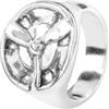 Uno de 50 UNOde50 anello da donna, in argento Sterling 925, misura 23, 20.02 mm, lega di metallo, gioiello fatto a mano