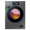 Samsung - Lavatrice Wf90f09c4su3 9kg Classe A-dark Silver Steel - Oblò Nero