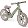 Kikka Boo KikkaBoo Bicicletta Senza Pedali 3 Anni LANSER, Bici Senza Pedali 3-6 Anni, Pronta All'uso, Facile da Guidare e Trasportare, Aiuta l'equilibrio, Cresce Con il Bambino, Verde militare