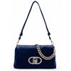 Liu Jo per donna. [AF5138-E0161] Borsa LaPuffy blu media, Casual, Da sera, Poliuretano