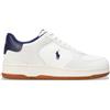 Polo Ralph Lauren per uomo. [809971482001] Sneakers Masters Court in pelle con camoscio bianco, Basso, Stringhe, Casual