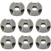 Yuanpgky Pignone per sega a catena a 6 denti, per motosega elettrica DUC256, DUC353, XCU03, parti di ricambio per sistema di trasmissione in metallo (8 pezzi)