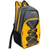 GIO'STYLE Zaino termico River | Giallo/Nero | Taglia M | Spallacci imbottiti | Due tasche in rete portaoggetti