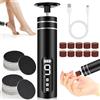 Seelenklang Pedicure Elettrico Professionale Piedi - 2 in1 Calli Piedi Rimozione, Rimuovi Calli Piedi Elettrico, Fresa per Calli e Duroni Piedi, Lima Elettrica per Piedi Con Display LED, 9 Velocità, Ricaricabile