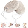 Pinowu Pietra pomice naturale per piedi (2pcs), Lava Pedicure Tools Pelle dura Callus Remover per piedi e mani - Scrub ai Piede naturale Esfoliazione file rimuovere la pelle morta